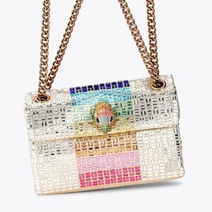 Kurt Geiger Mini Kensington Rainbow Crystal Beaded Crossbody Bag